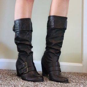 Brown Mid Calf Boots